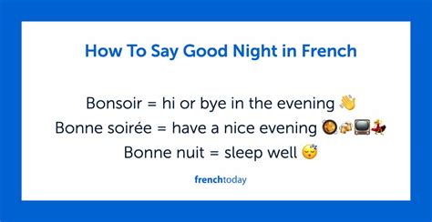 How To Say Good Night In French 17 Ways Audio Emily Embarks