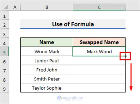 How To Swap Text In Excel 4 Easy Methods Exceldemy