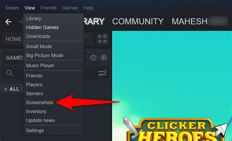 How To Take Screenshots On Steam In Windows Macos And Linux