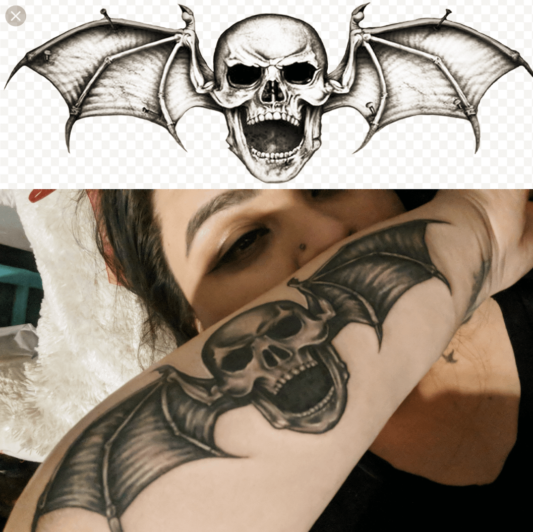 I Finally Got A Deathbat Tattoo For My Birthday The Only Difference