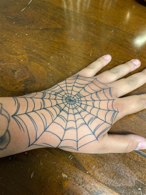 If You Want Breathtaking Spider Web Tattoo Get It On Your Hand