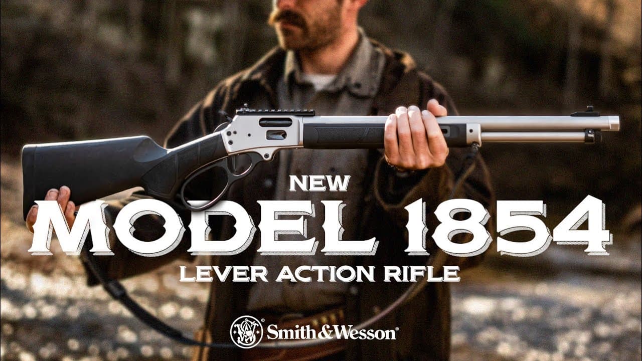 Image Of S W Model 1854 Lever Action Rifle 44 Magnum