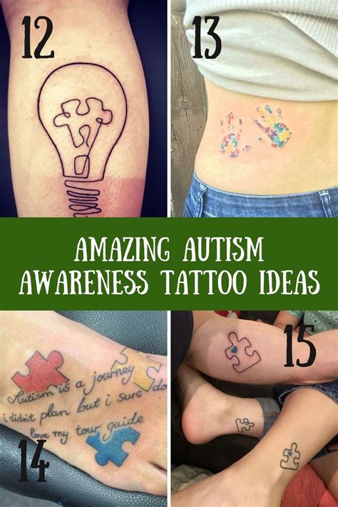 Important Autism Tattoo Ideas To Build Awareness Tattoo Glee