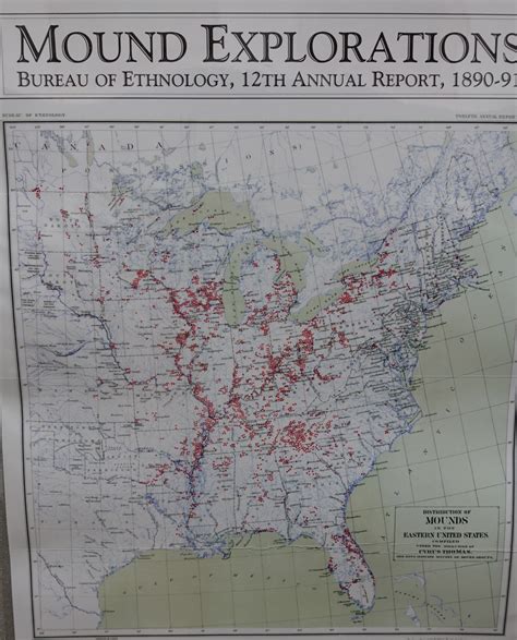 Indian Burial Mounds Map