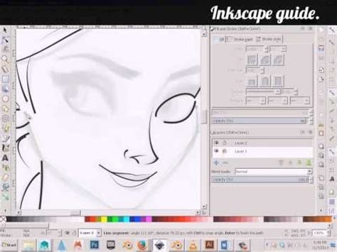 Inkscape Guide Inking A Drawing Photoshop Design Pc Drawing Cricut Tutorials