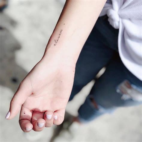 Inner Wrist Tattoo Words