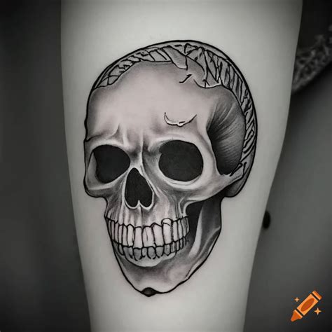 Intricate Skull Tattoo Design