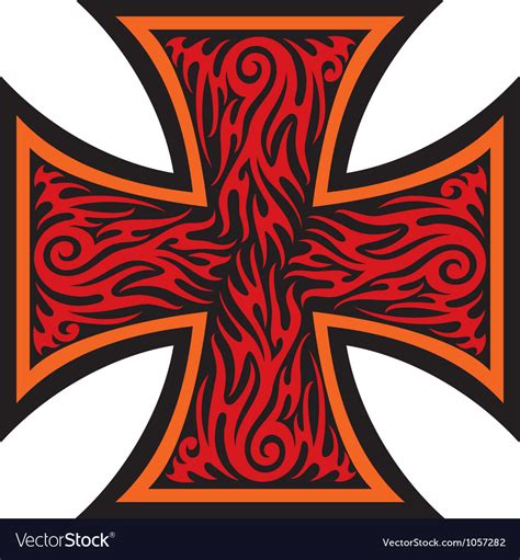 Iron Cross Tattoo Style Stock Vector Adobe Stock