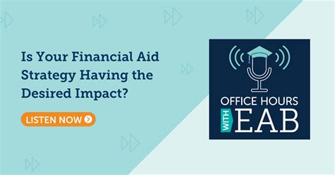 Is Your Financial Aid Strategy Having The Desired Impact Eab