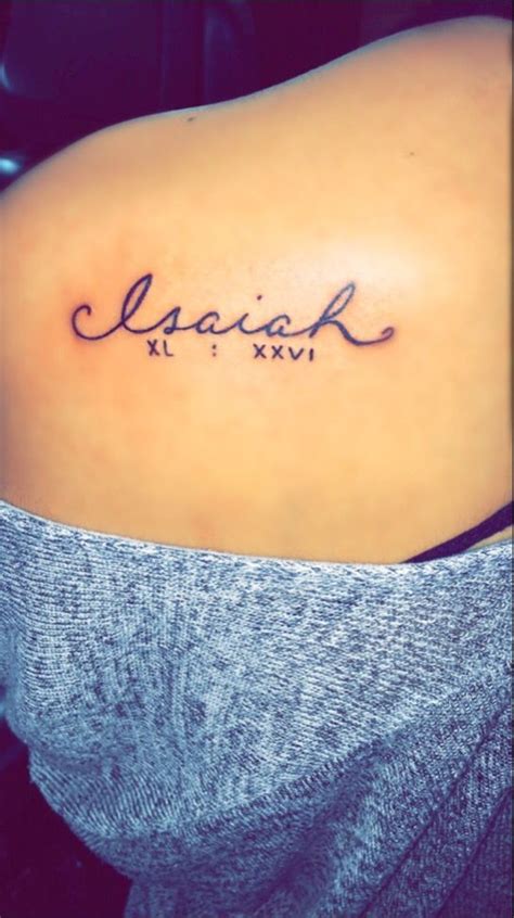 Isaiah Name Tattoo Designs Name Tattoos