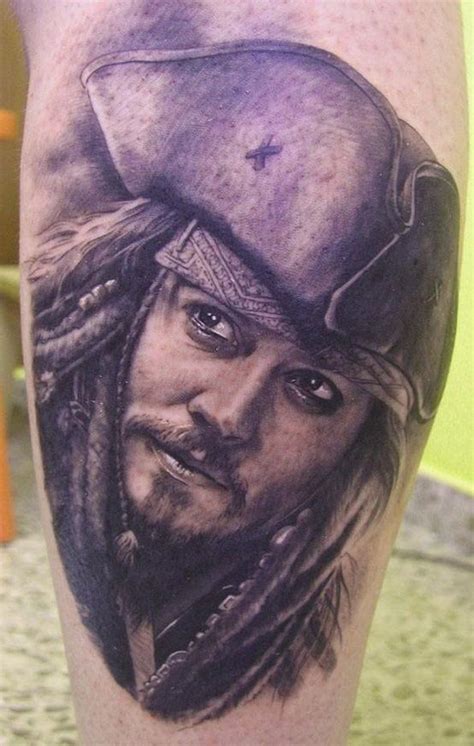 Jack Sparrow Tattoos Portrait Tattoo Art Tattoo Captain Jack Sparrow