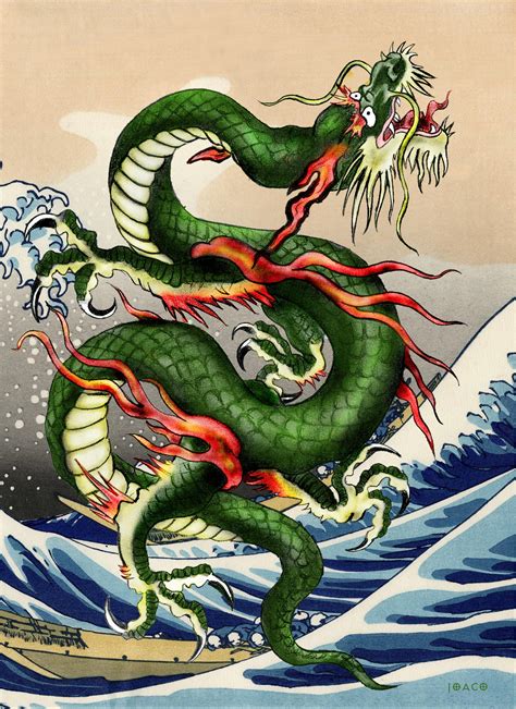 Japanese Art Dragons