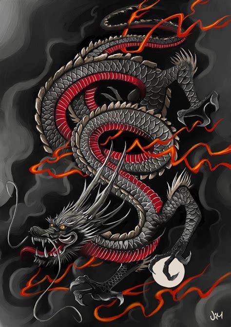 Japanese Dragon Art Wallpapers Top Free Japanese Dragon Art