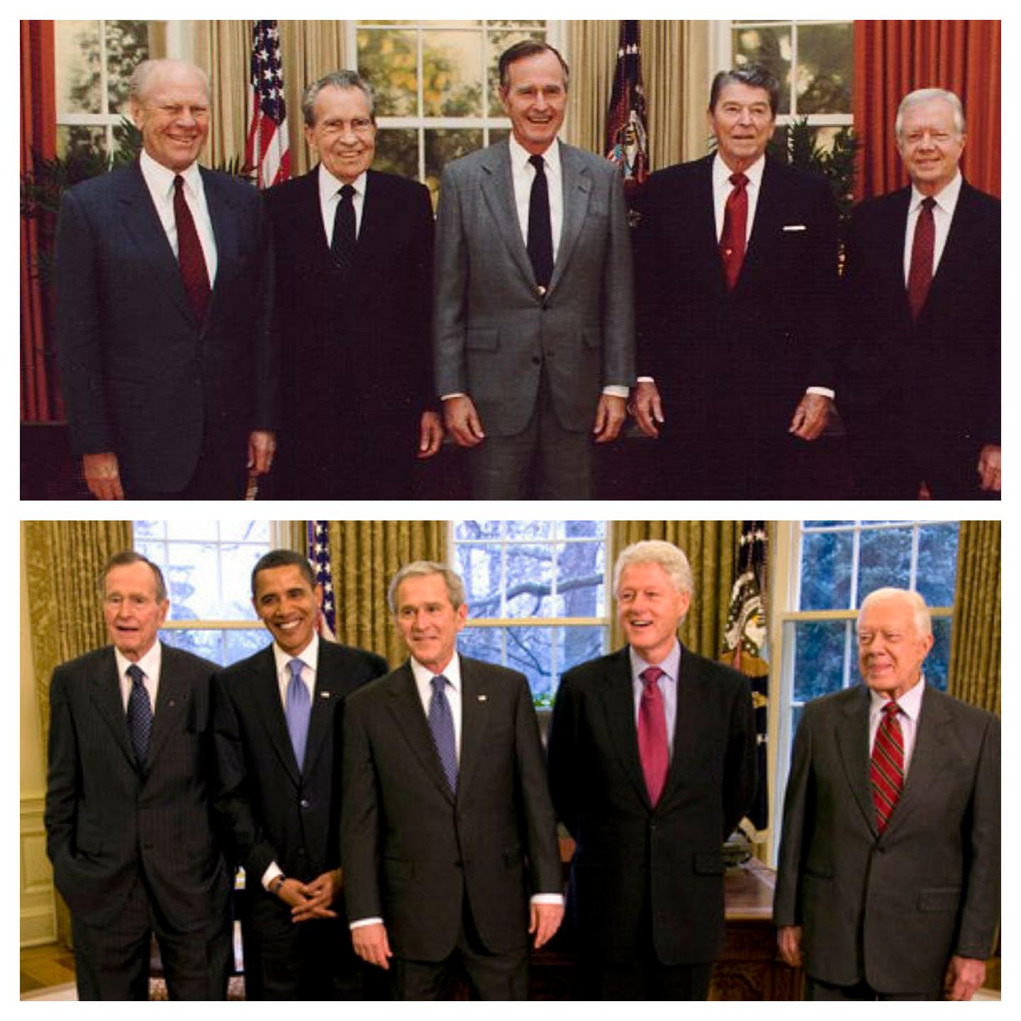 Jimmy Carter With Seven Other Presidents R Pics