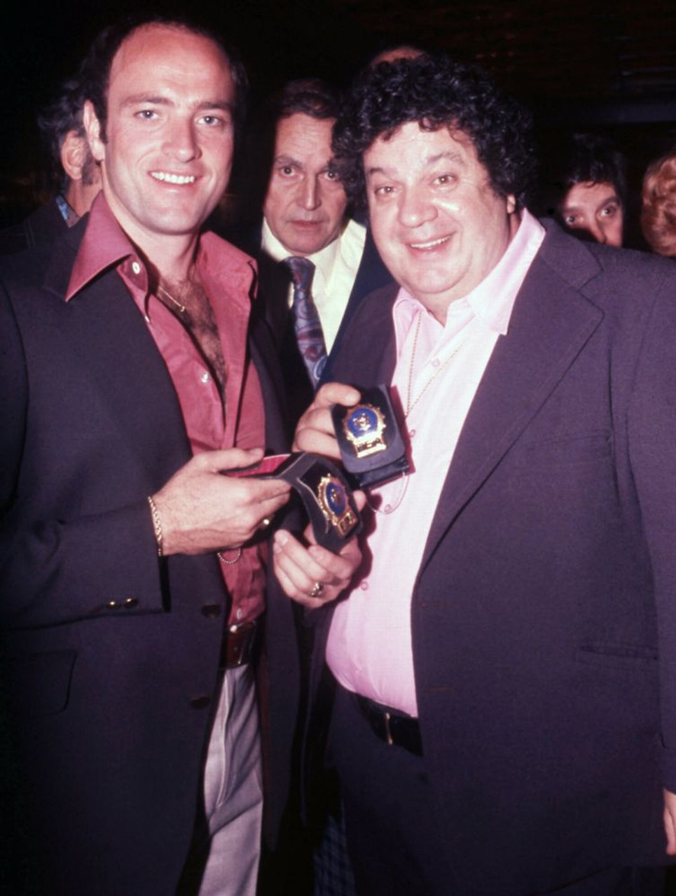 Kevin Dobson With Kojac Co Star George Savalas 1970S Photo Oscar