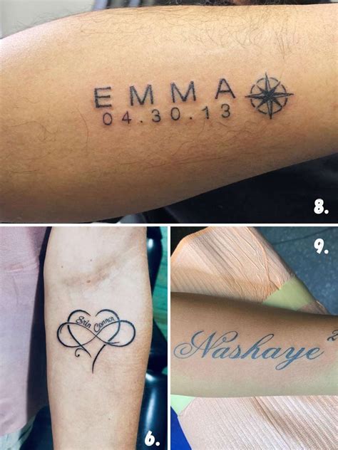 Kids Names Birth Date Tattoos Name Tattoos On Wrist Tattoos With