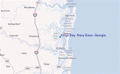 Kings Bay Navy Base Georgia Sub Tide Station Location Guide