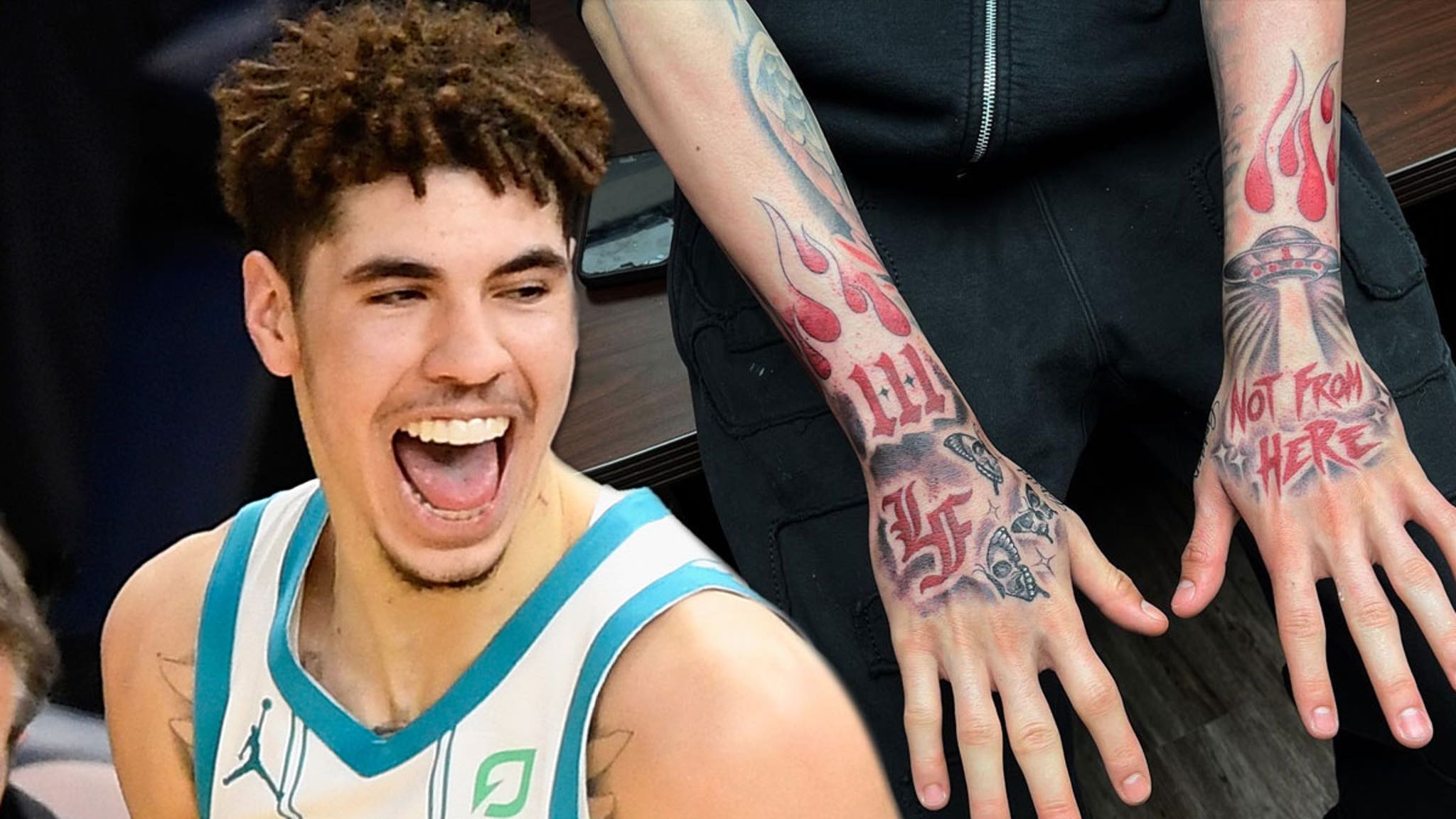 Lamelo In 2024 Black Men Tattoos Lamelo Ball Tattoos