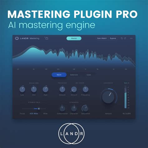 Landr Mastering Plugin Pro Pro Level Ai Mastering Engine Samplesound