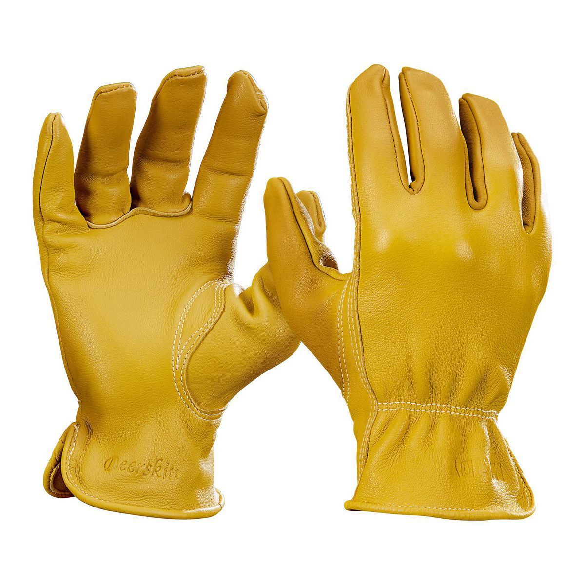 Leather Industrial Work Gloves 5 Pairs