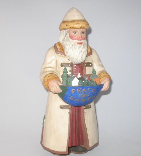 Leo Smith Regal Santa Folk Art 151 Coa Box Excellent Condition Signed