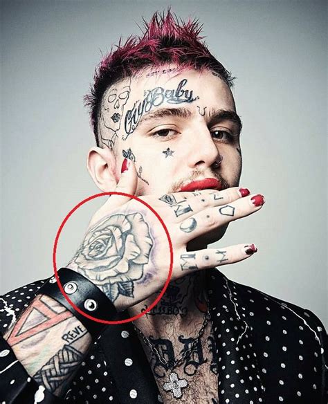 Lil Peep S 59 Tattoos Their Meanings Body Art Guru