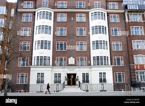 London England Uk Grosvenor Court On Sloane Street Belgrave Square