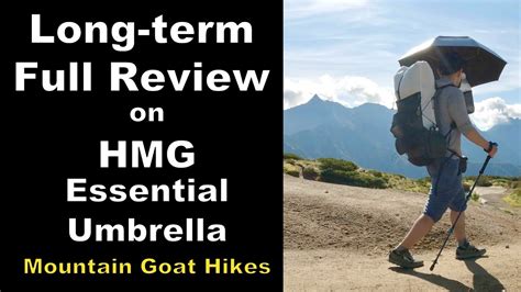 Long Term Full Review On The Hyperlite Mountain Gear Essential Umbrella