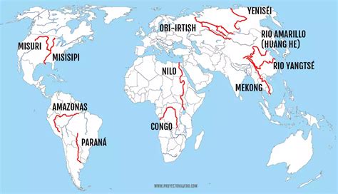 Los 10 R Os M S Largos Del Mundo Con Mapa Interactivo