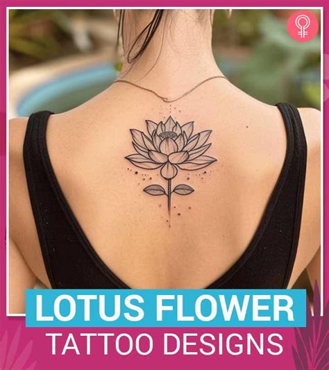 Lotus Flower Tattoos What They Mean And Inspiration