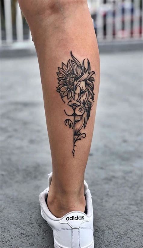 Lower Leg Tattoos For Black Females