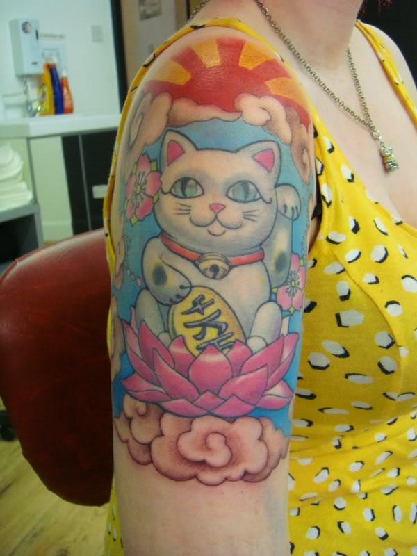 Lucky Cat Tattoos Designs Ideas And Meaning Tattoos For You