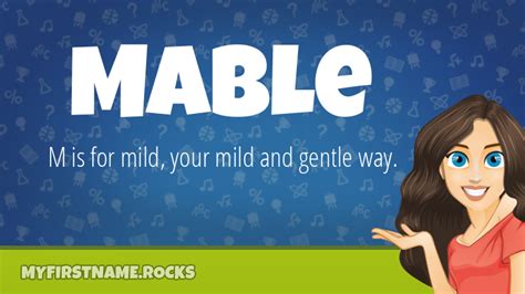 Mable First Name Personality Popularity