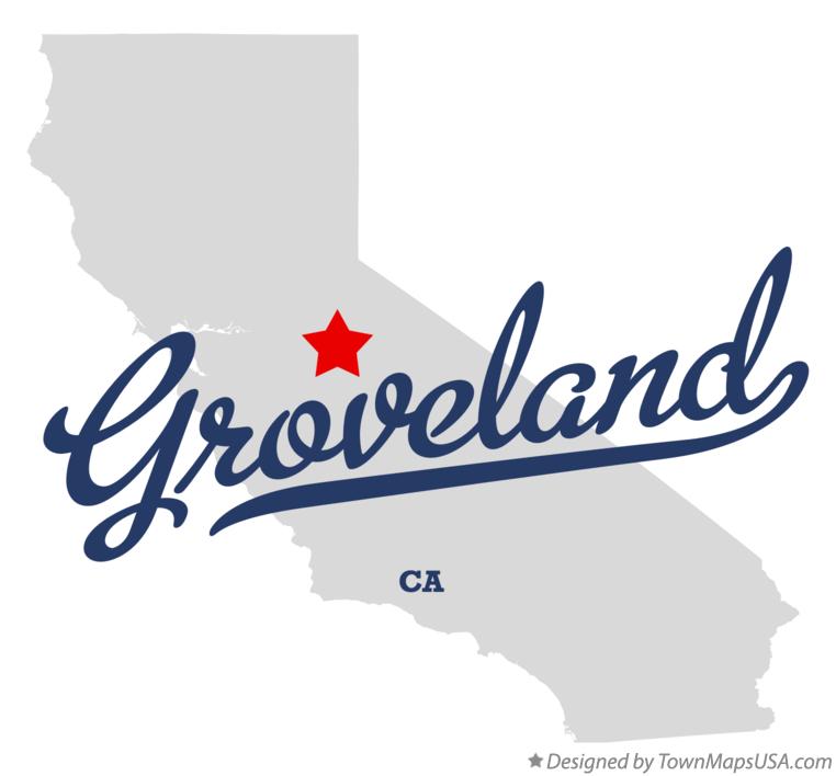 Map Of Groveland Ca California