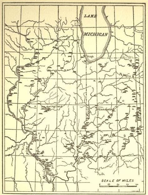 Map Of The Locations Of Burial Mounds Constructed By The Mound Builders