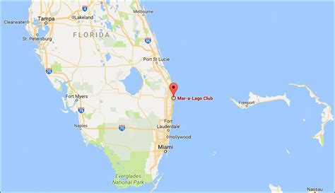 Mar A Lago Florida Map Map Vectorcampus Map