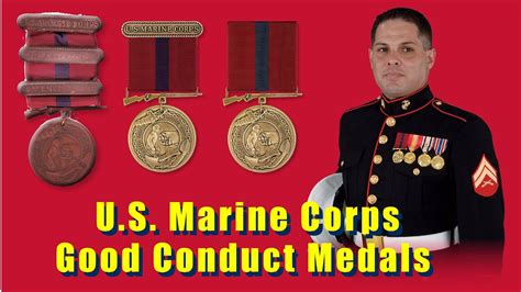 Marine Corps Good Conduct Medal Mcgcm Or Cmc 1896 To Present Youtube