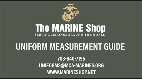 Marine Uniform How To Measurement Guide Youtube