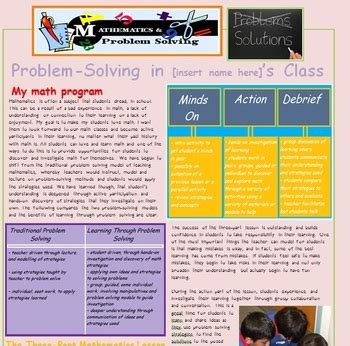 Math Newsletter For Parents By Colleen Eagle Teachers Pay Teachers