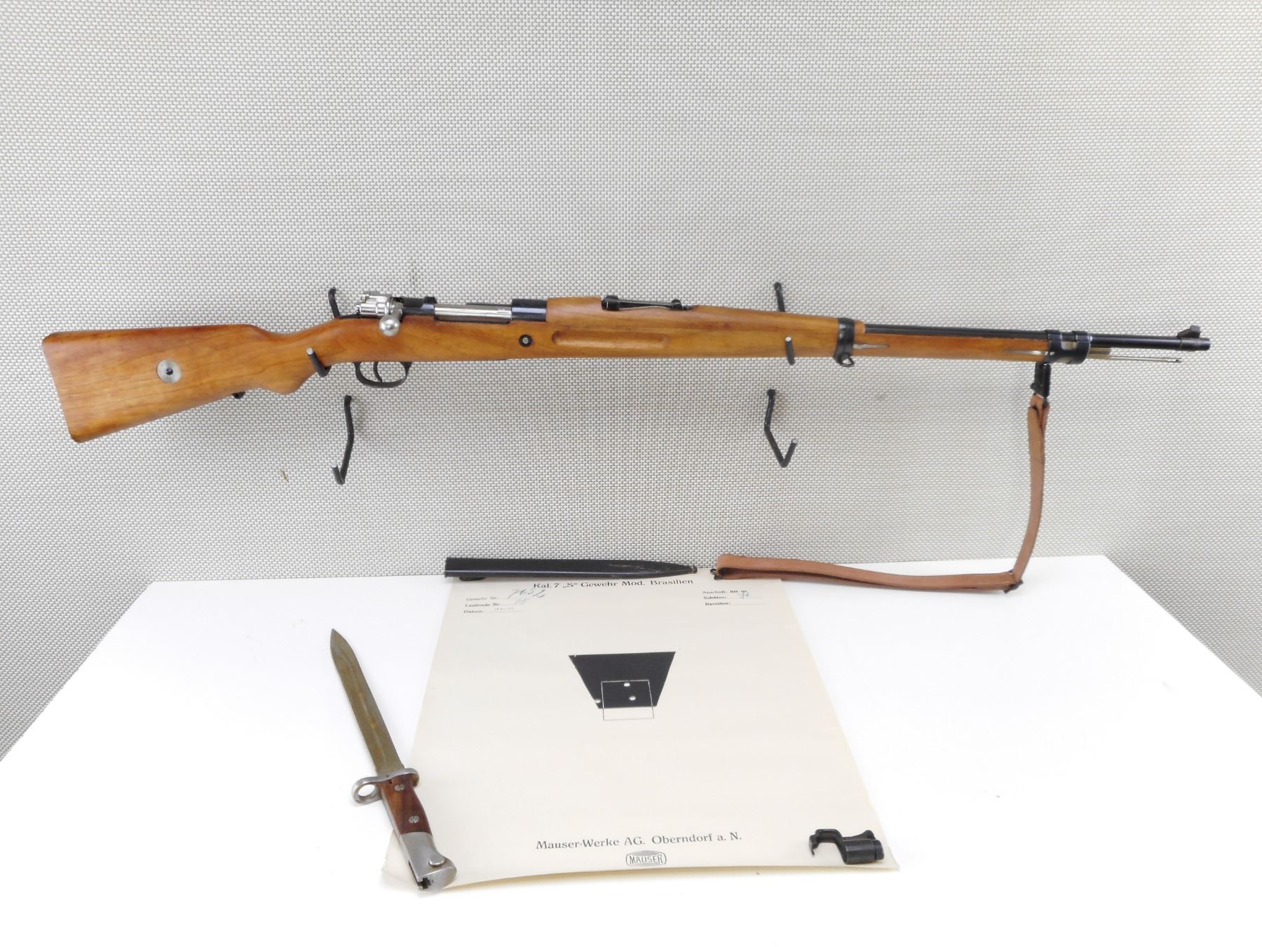 Mauser Model Brazillian Mauser Caliber 7 X 57 Mauser Switzer S