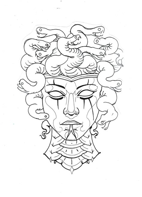 Medusa Tattoo Designs Easy Claudette Crawley