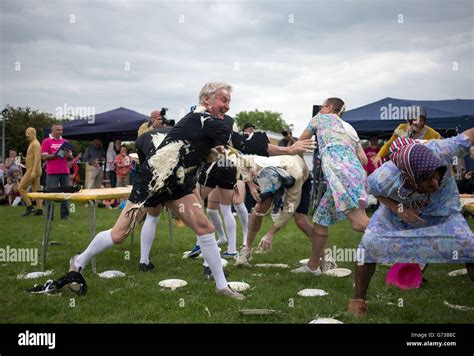 Members Of The Flan Flinging Tarts Left Take On The Grannies During