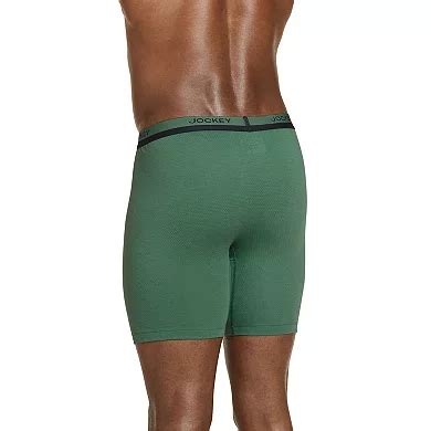 Men Amp 39 S Jockey Ultimate Breathe 3 Pack Long Leg Boxer Briefs