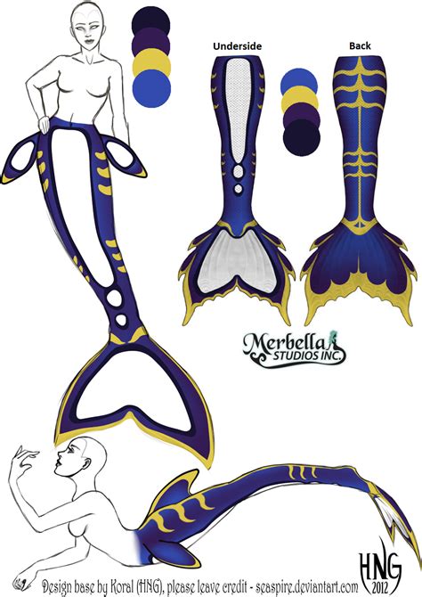 Mermaid Tail Concept Design Weasyl