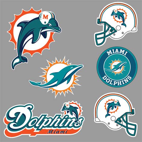 Miami Dolphins National Football League Nfl Fan Wall Vehicle Notebook