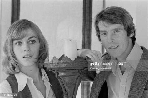 Michael Crawford English Actor Comedian And Singer With His Wife