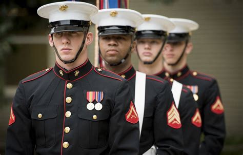 Michigan City High School Honors The United States Marine Corps