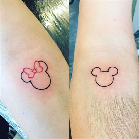 Mickey And Minnie Mouse Tattoos