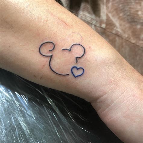 Mickey Mouse Tattoo Ideas With Subtle Disney Magic