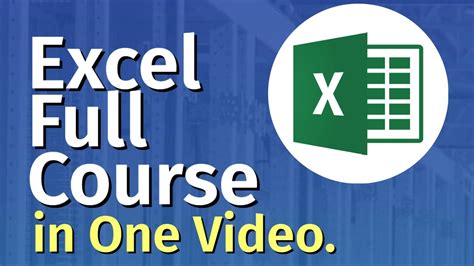 Microsoft Excel Course Tutorial For Beginners Excel Training Course